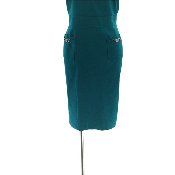 Tahari S. Levine Turquoise Dress - Picture 4 of 11